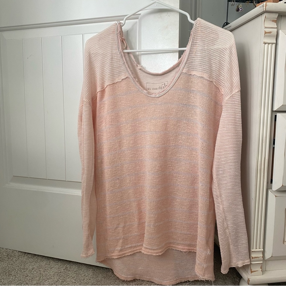 Free People Lightweight Sweater Beach Cover-up